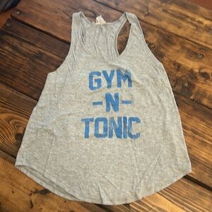 PPLA gray “Gym and Tonic” tank top. Size L. Gently worn.